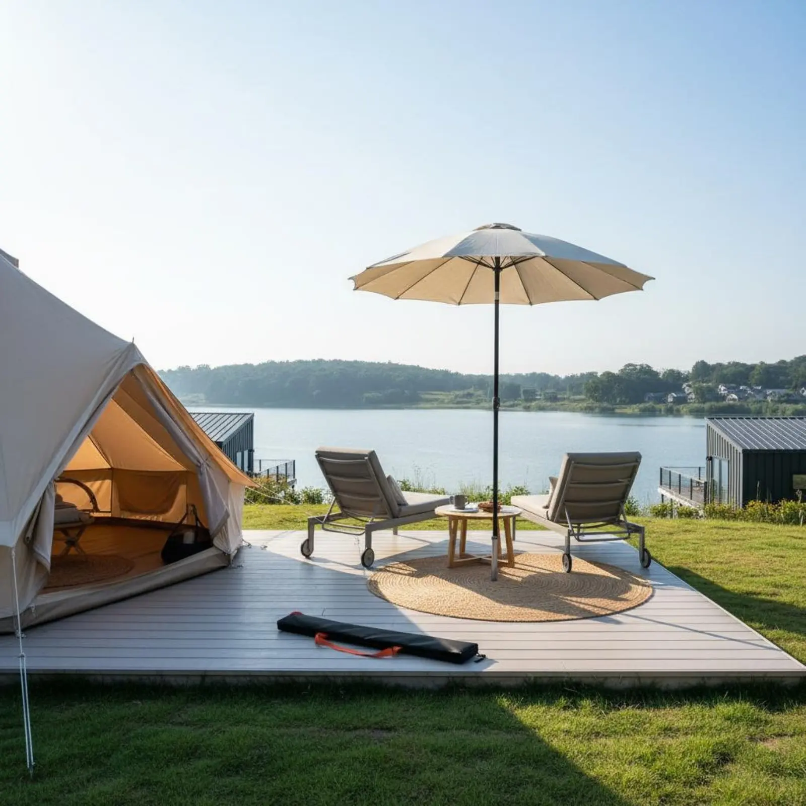 

2 Pieces Telescoping Tent Poles Non-Slip Base Adjustable Tent Pole Sturdy Duty Aluminum Pole Set Rainproof Cap for Backyard