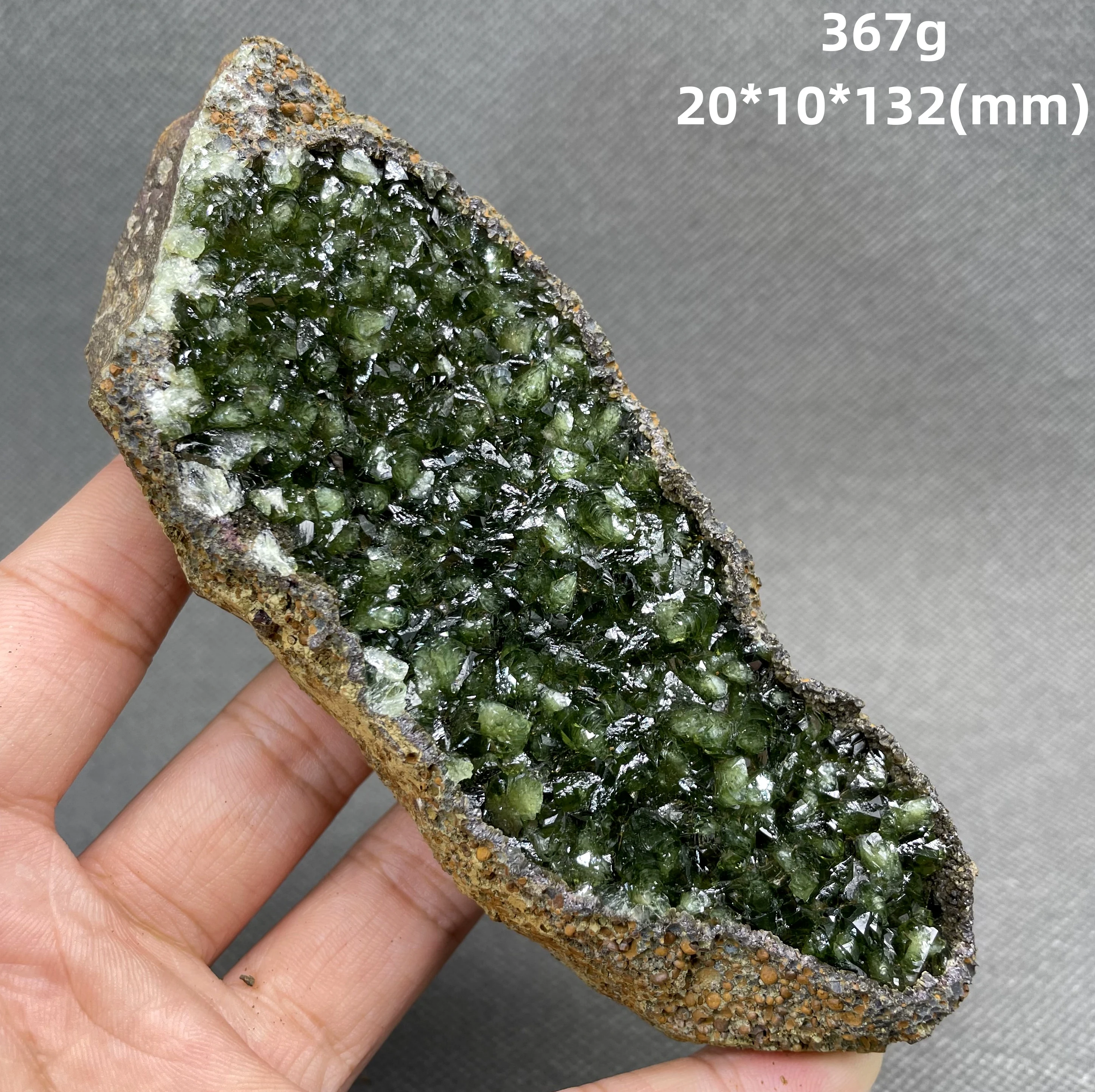 

RARE! 100% Natural rare big crystal Ludlamite mineral specimen stones and crystals healing crystals quartz gemstones