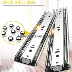 Heavy Duty Drawer Slides Full Extension Side Mount 12 14 16 18 20 22 24 26 28 30 32 34 36 40 Inch Metal Rails Track Guide