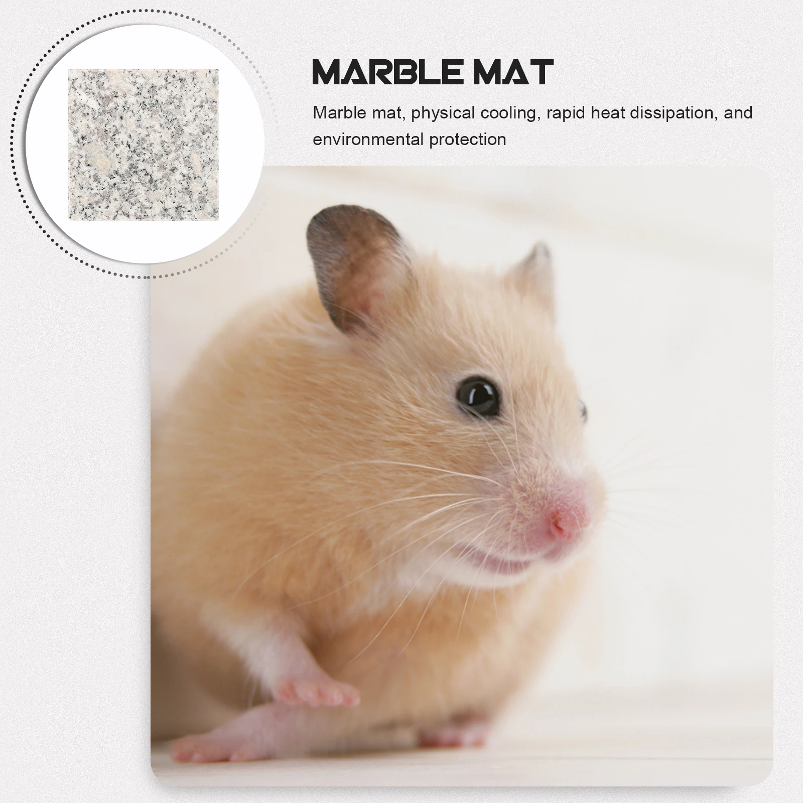 

2Pcs Marble Board Cooling Mat for Small Pets Summer Durable Easy Clean Pet Bed Cooling Board Pet Bed