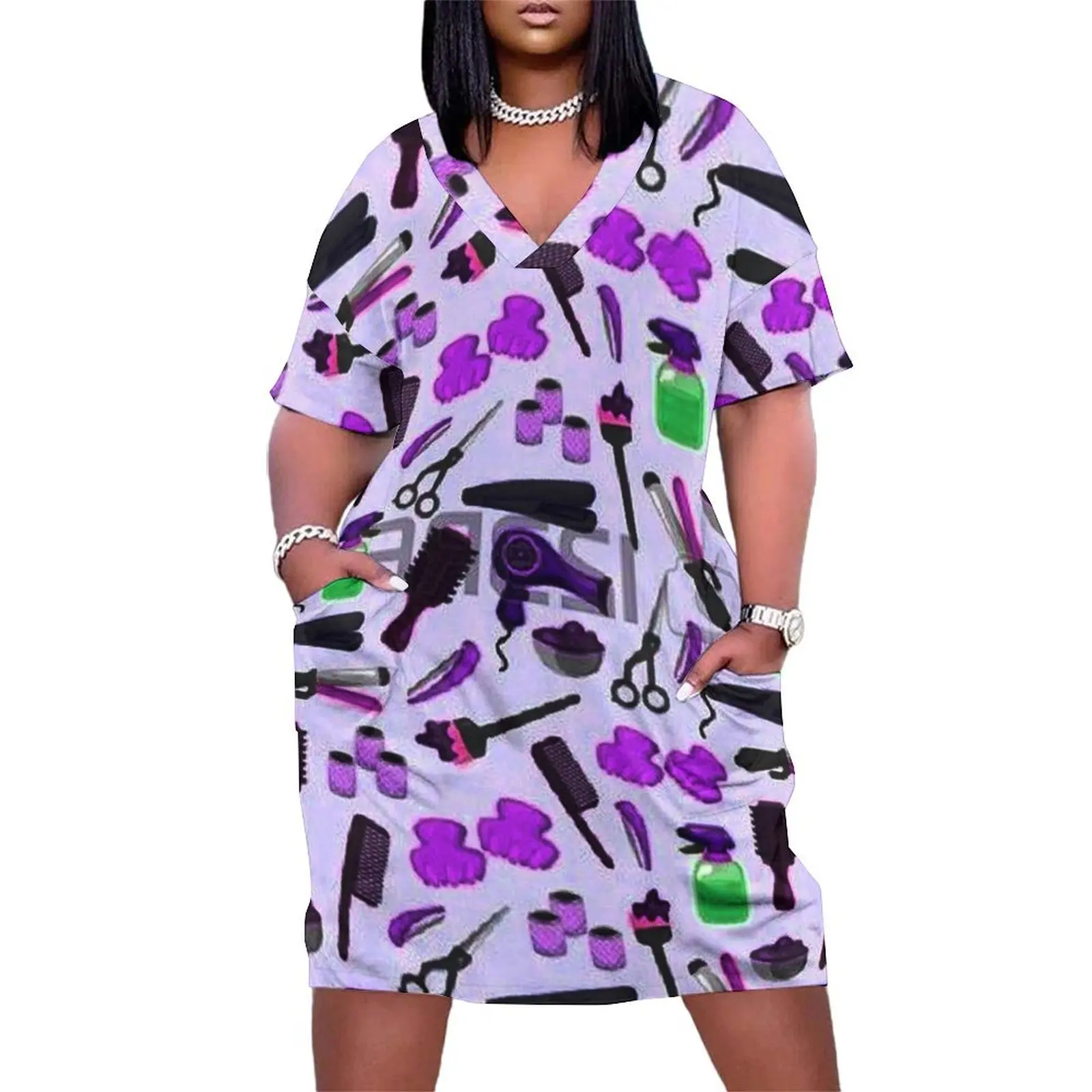 

complete item Loose Pocket Dress women's elegant loose dresses summer dress woman 2025 trendy Bridesmaid dress woman