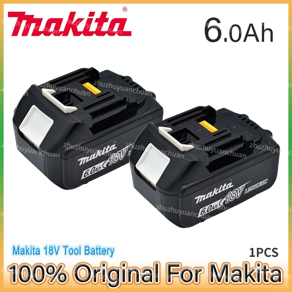 18V 6.0Ah 5.0Ah Makita With LED lithium ion replacement LXT BL1860B BL1860 BL1850original Makita rechargeable power tool battery