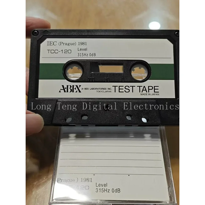 New Original For ABEX TCC-120 315Hz 0dB Azimuth Level Test Tape Free shipping