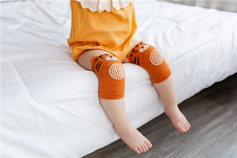 0-3 Jahre Baumwolle Baby Knie Pad Mädchen Jungen Anti-rutsch Knie Pads Neugeborenen Schutz Krabbeln Ellenbogen Kissen kind Leging Kniescheiben – Detail 12