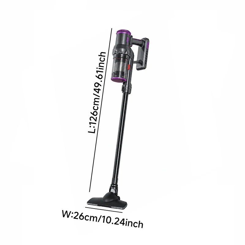 Corded Handheld Vacuum Cleaner, 14-16KPa Powerful Suction, 1.2L Large Dust Cup, Heavy-Duty for Home Car Pet Hair view 6