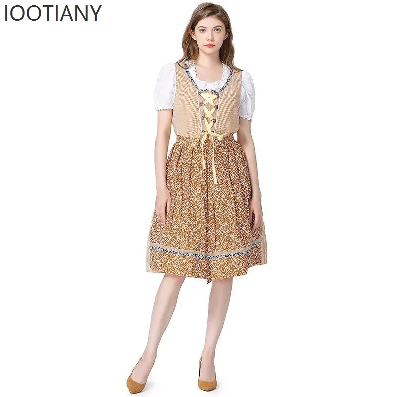 

Germany Munich Oktoberfest Parent-child Outfit Bavaria Dress Festival Party Maid Outfit Cosplay Stage Performance Costume 2025