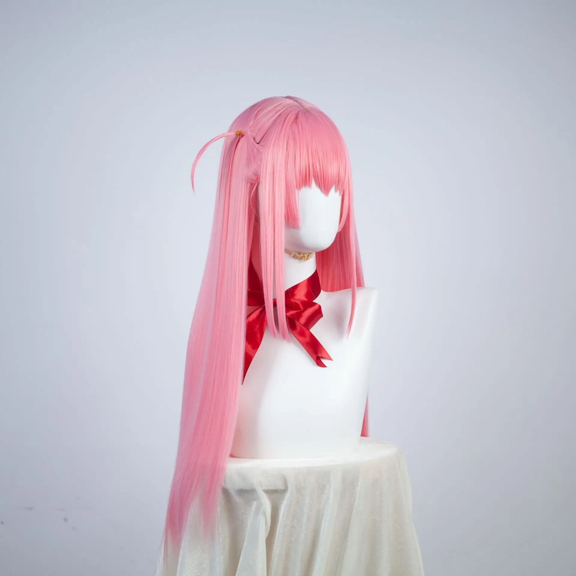 Lonely Rock, Kiyomi Goto's Solo Cos, Anime, Goto Ichiri, Cosplaypruik met roze lang haar
