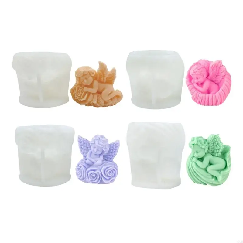 97QD Angel Designs Силиконовая плесень для приготовления шоколада для мыла свеча