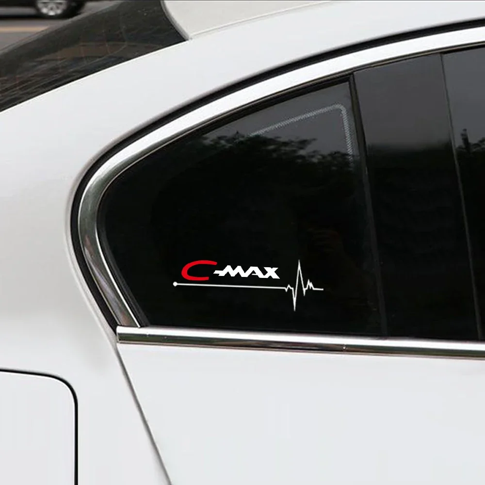 2pcs Car Side Window Stickers for Ford Cmax C-max Smax S-max B-MAX Bmax Vinyl Decals Decoration