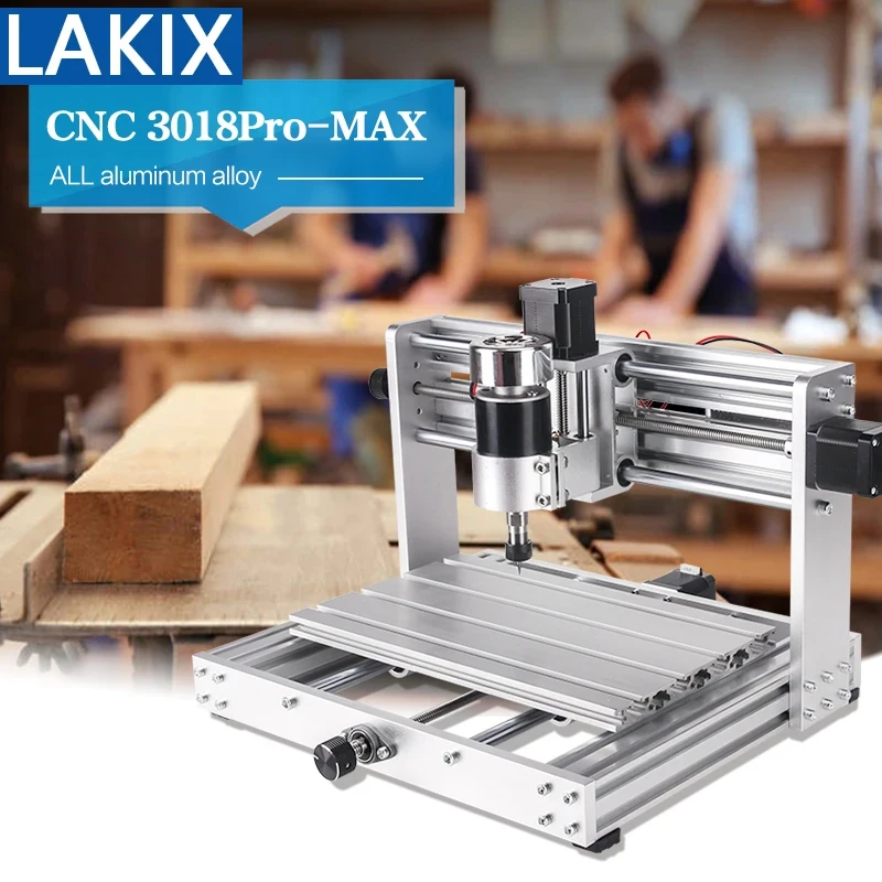 

Лазерный гравер LAKIA CNC 3018 Pro Max с гравировальным станком шпинделя ER11 200 Вт, акриловая резьба по печатной плате, 3-осевой фрезерный станок по дереву