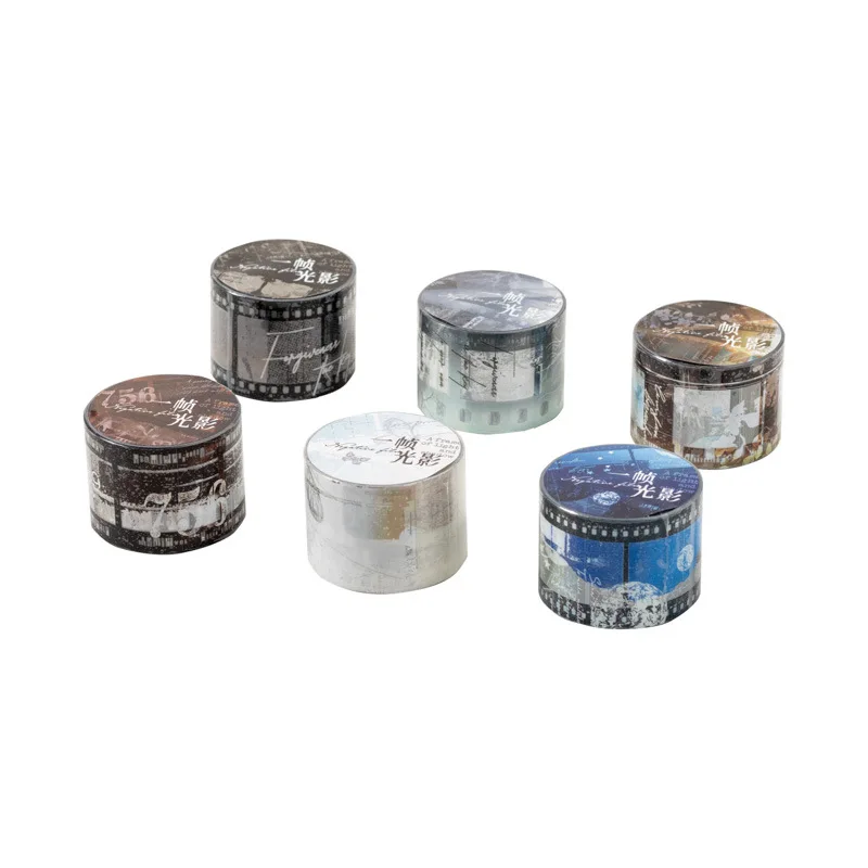 10pcs-lot-decorative-adhesive-tapes-a-frame-of-light-and-shadow-decorative-scrapbooking-pet-japanese-stickers