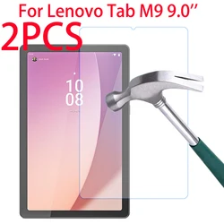 2 adet temperli cam için Lenovo Tab M9 M 9 TB-310FU TB-310XU 9.0 inç Tablet ekran koruyucu Lenovo için Lenovo Tab M9 cam filmi