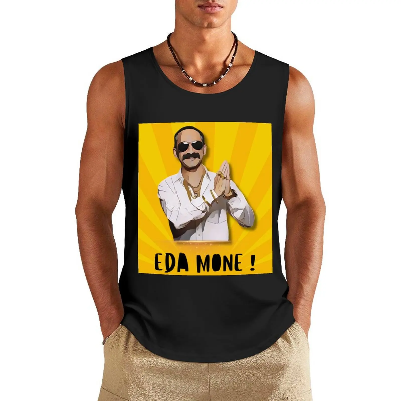 

Eda mone dialogue aavesham movie in yellow Tank Top summer clothes quick-drying t-shirt