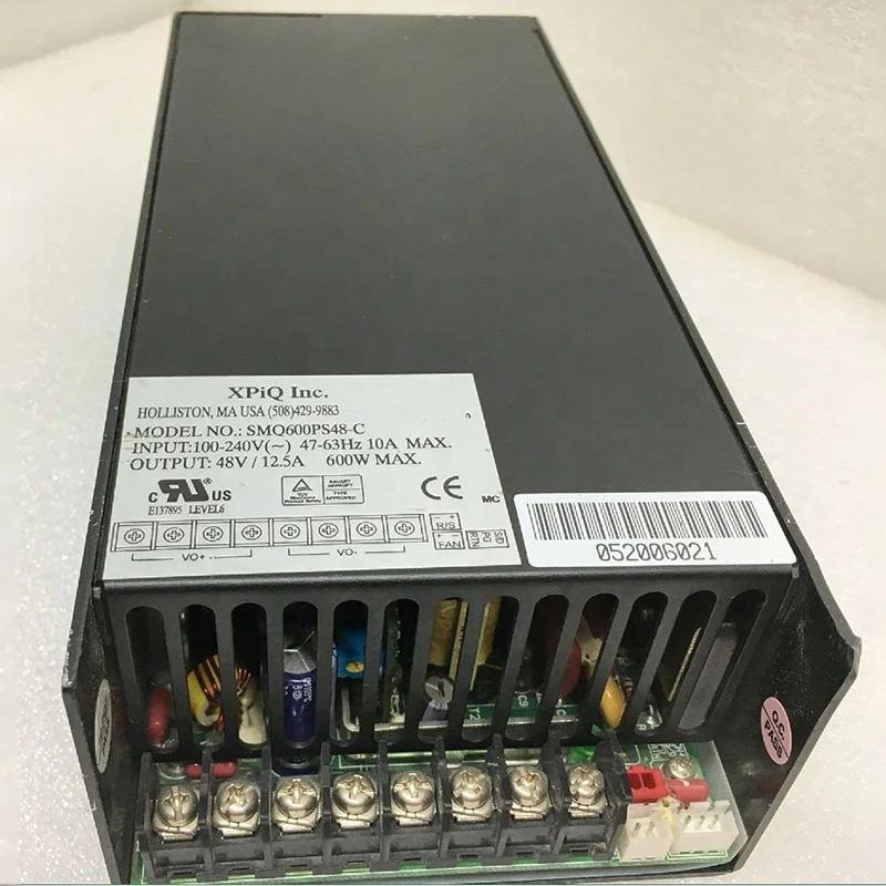 SMQ600PS48-C 48V12.5A 600W For XP Industrial Medical Equipment Power Supply High Quality Fully Tested Fast Ship