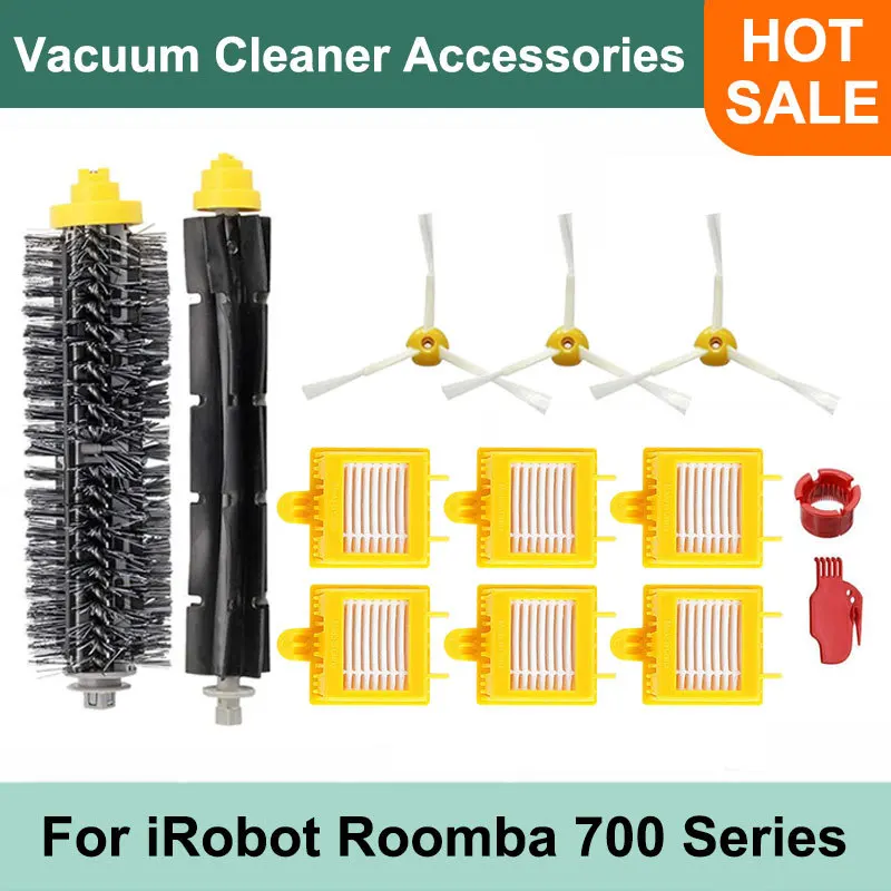 For iRobot Roomba 700 Series 760 772 775 776 780 782 785 786 790 Robot Vacuum Cleaner Parts Accessories Main Brushes HEPA Filter