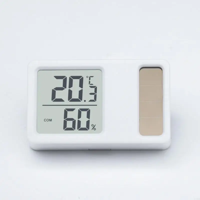 C1FE temperatuurvochtigheidsmeting meter zonne -aangedreven thermometers hygrometer