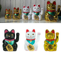 5inch Electric Waving Arm Lucky Cat Cashier New Store Opening Gift Chinese Cat Decoration