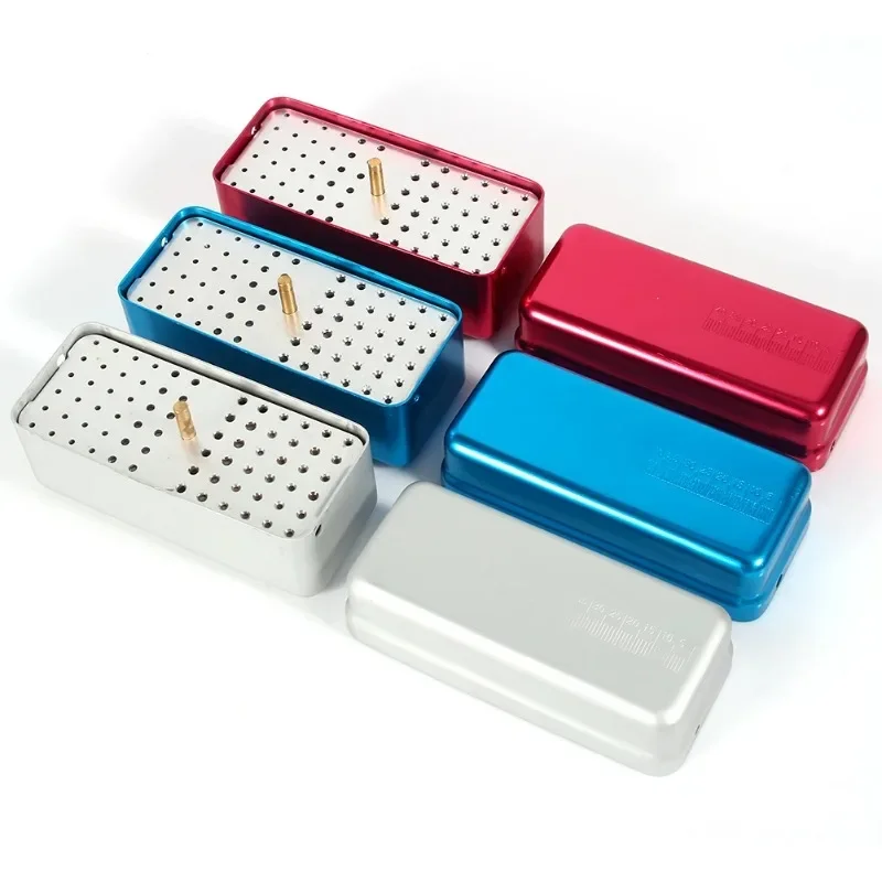 

72 Holes Aluminium Alloy Sterilizer Case Dental Use Holder Disinfection Box