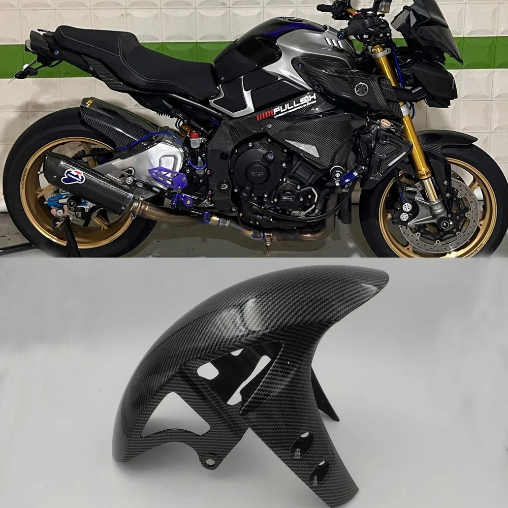 Motorcycle Parts Front Mudguard For YAMAHA MT10 SP MT-10 SP 2016 17 2018 2019 2020 2021 2022 2023 MT 10 Fender Real Carbon Fiber