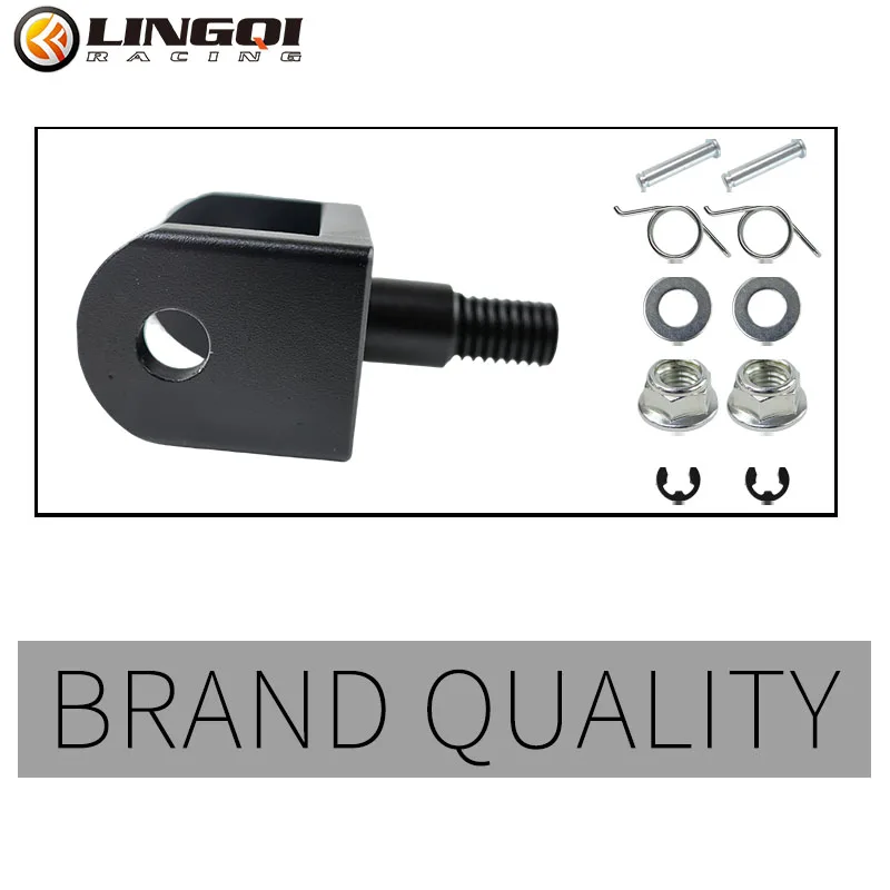 LINGQI Foot Pedal Connection Bracket Pit Dirt Bike Feet Peg Footrests Kit Mount For Talaria Sting  Light Bee X E-bike