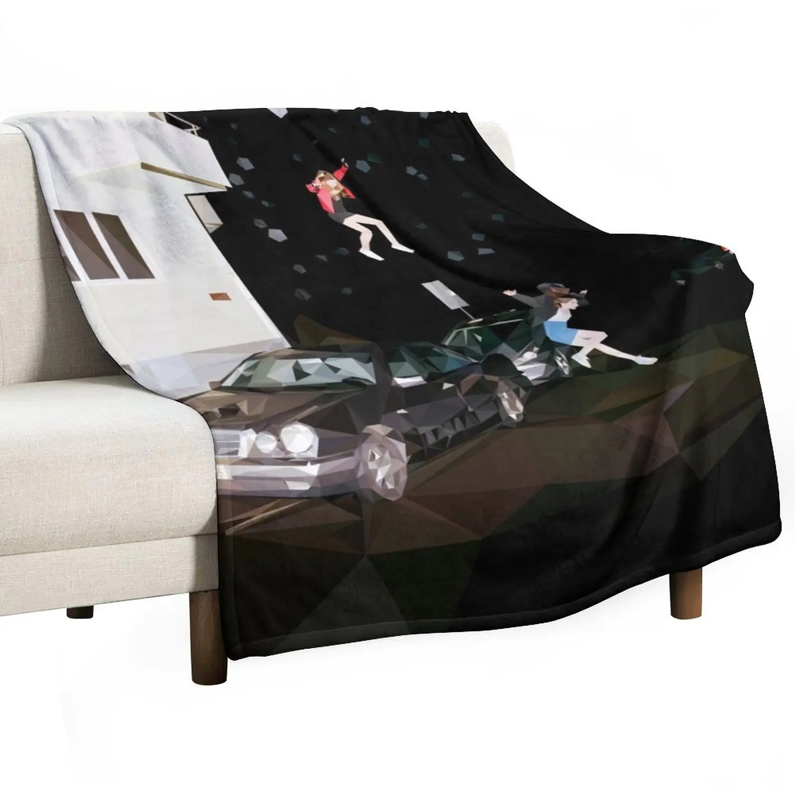 Science Fiction by Brand New - Poly Art Throw Blanket Beautifuls funny gift Sofa Blankets