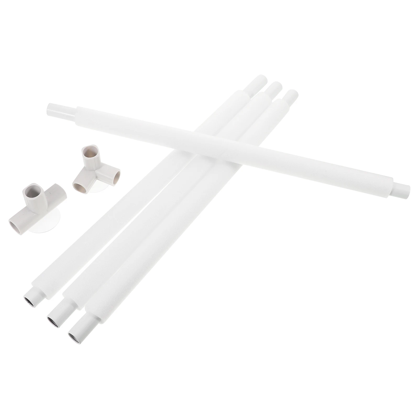 1Set Babybox Accessoires Met spons verpakt roestvrijstalen boxstaafmontage voor veilige speeltuinondersteuning en stevig