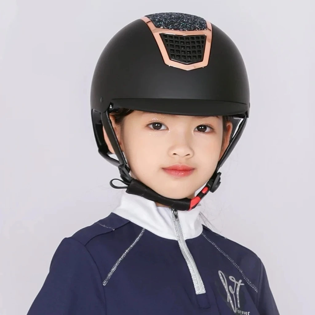 Kids Dual Sport Equestrian Helmet Adjustable Four Seasons OEM Horse Riding Hat Safety Equipment