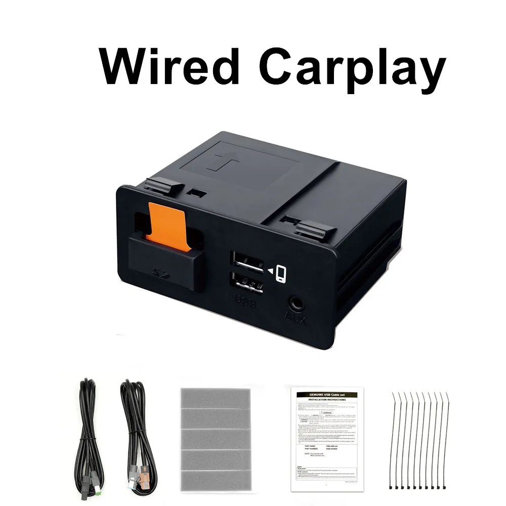CARABC Carplay Android Auto Adapter UBS Hub OEM voor Retrofit Mazda 2 3 6 CX3 CX5 CX8 CX9 MX5 Demio Miata TK78669U0C Kit - afbeelding 1