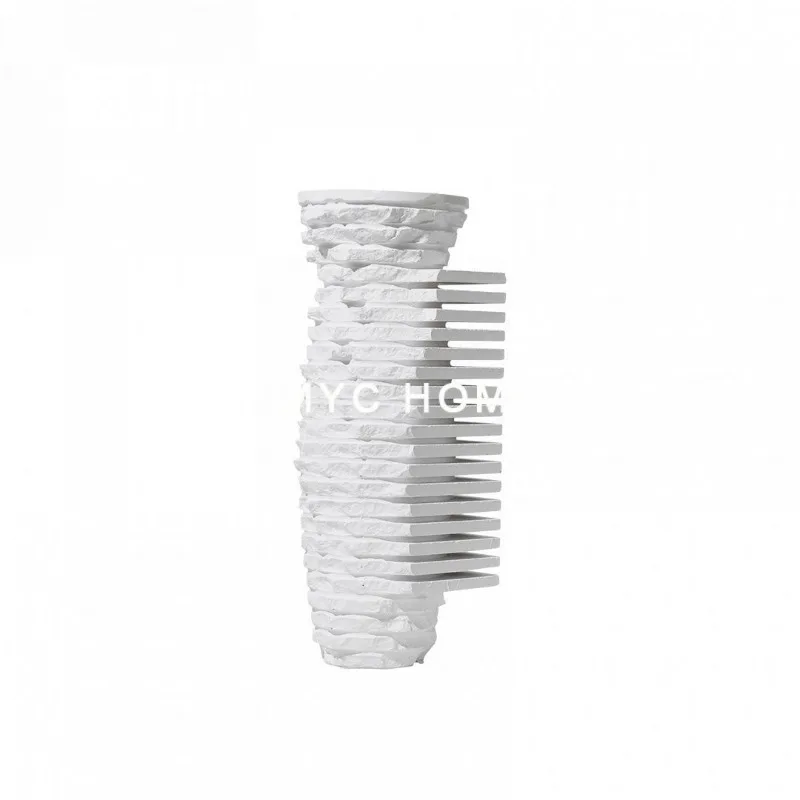 Modern Simple Light Luxury Rock Flower Ornaments Soft Decoration Home Living Room Dining Table Dry Vase Nordic Vase