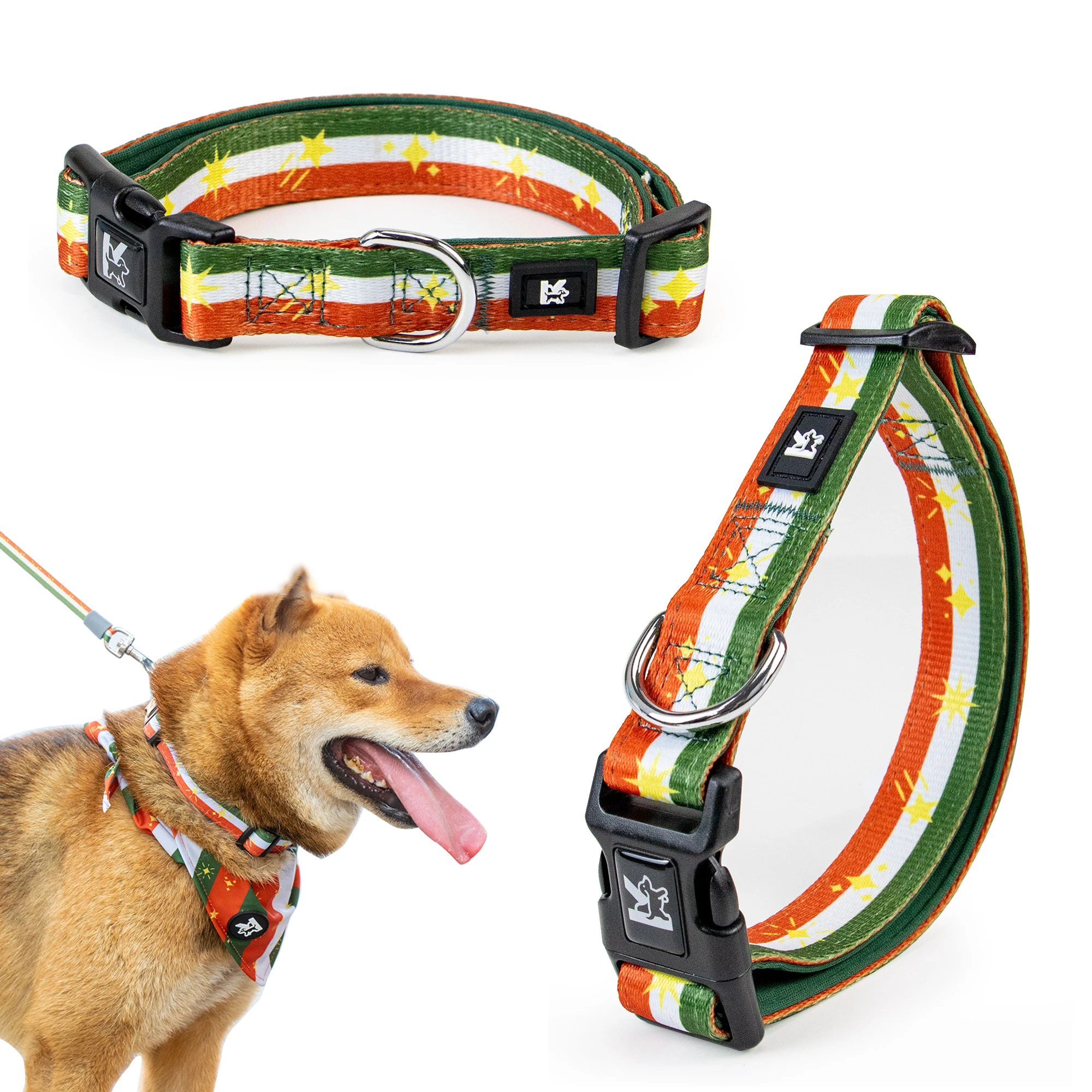Verstellbares Blumen-Haustierhalsband für kleine/mittlere/große Hunde, bequem, weich, atmungsaktiv, innerer Hund, täglicher Komfort, Nackenkreis