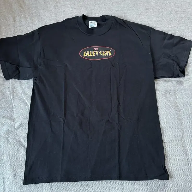 Vintage Y2K The Alley Cat T Shirt Size Xl Black American Doo Wop