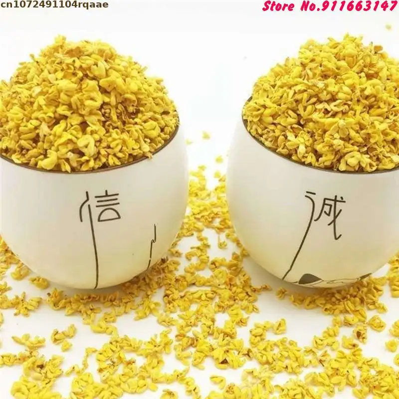 Top Natural Osmanthus Fragrans Dried Flowers Aromatic Gui Hua Buds For Soap Candle Essence Tea Women\'s Perfume Making Materials