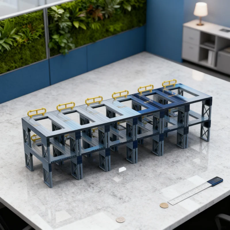 blocs-de-construction-moc-city-champions-garage-603-pieces-decoration-de-bureau-decoration-de-maison-presentoir-d'etagere-cadeau-pour-adultes