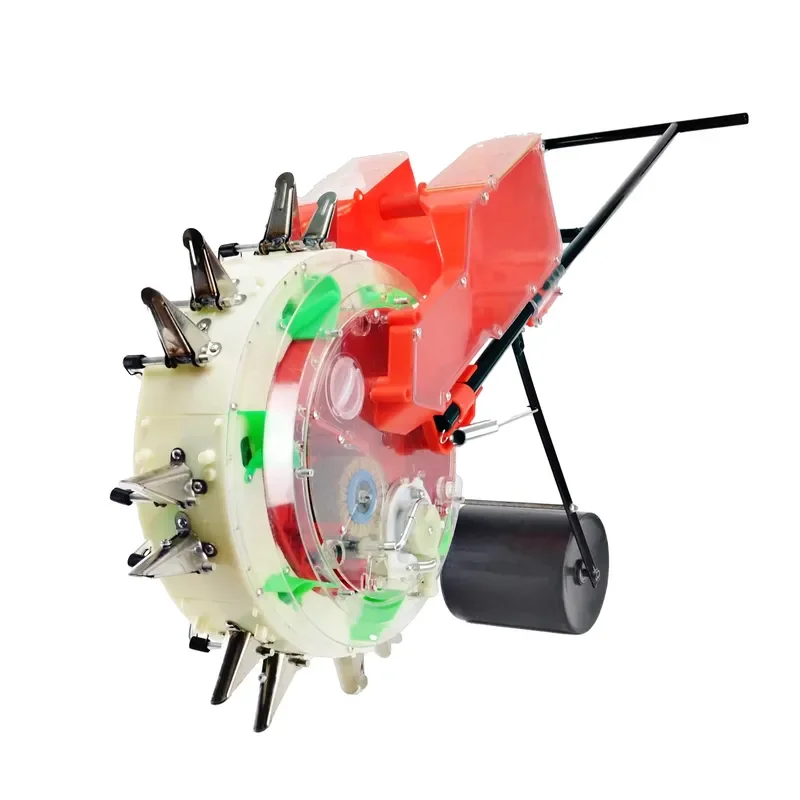 Agricultural Portable Hand Push Seeder and Applicator for Seeds Planting and Application