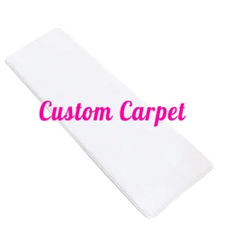 60x180cm Thicken flannel Personalized Custom Thicken Carpet Door Mat Doormat Kitchen Bedroom Parlor Rug Print Your Design Logo
