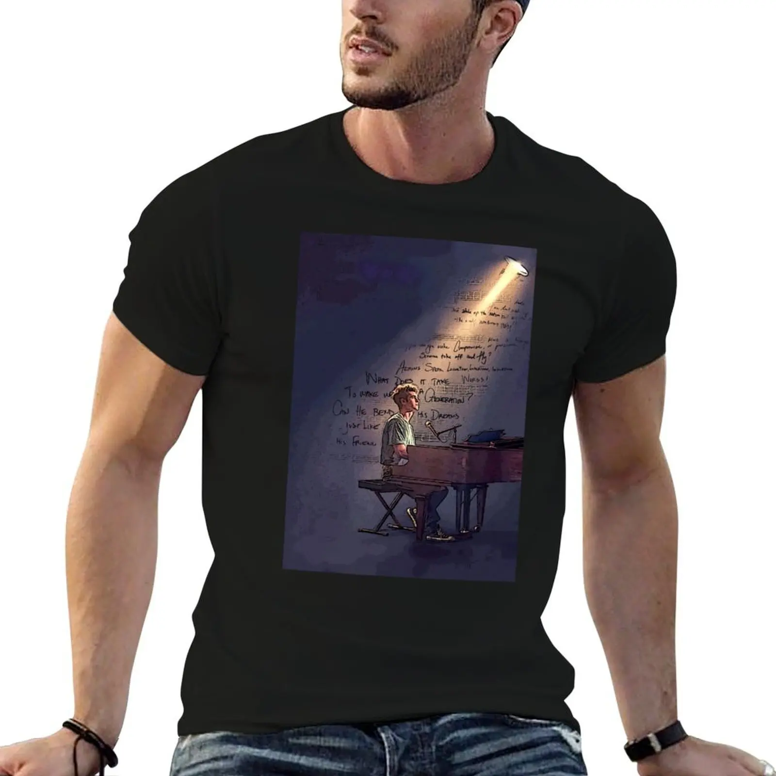 Camiseta Tick Tick Boom-Jonathan Larson 30 90, camiseta musical, camiseta informal sencilla a la moda
