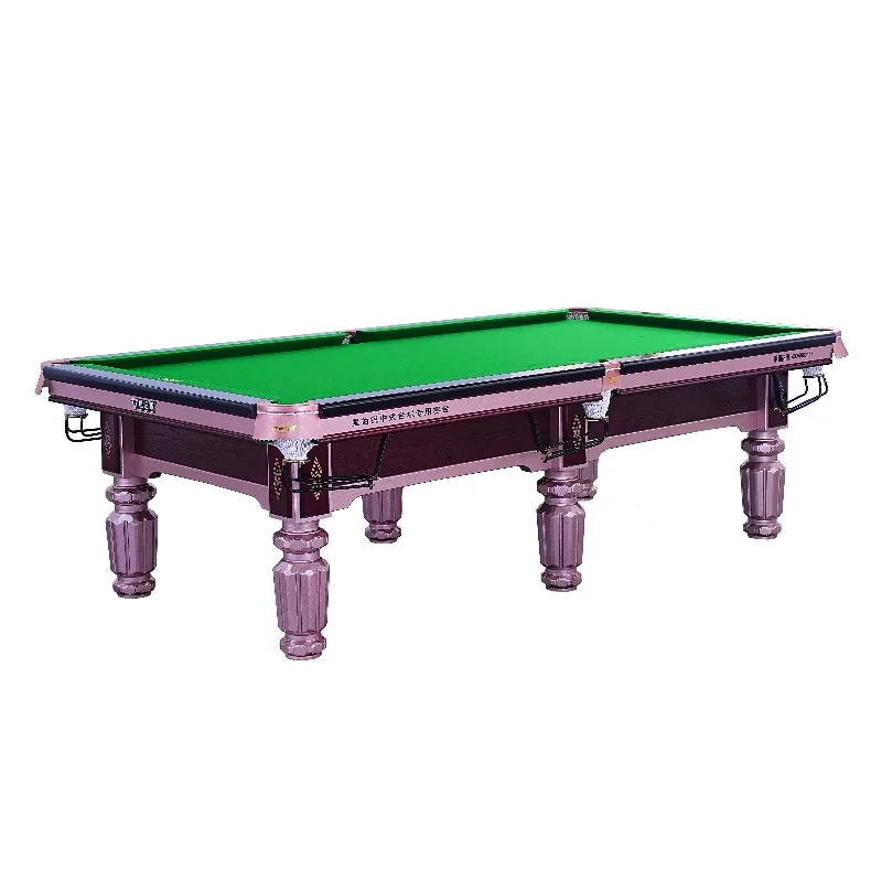 CustomizableTable Chinese Billiards with Sturdy Solid Wood Structure Pool Table