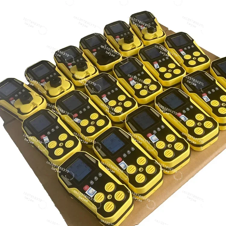 Automobile Portable exhaust 5 in 1 sensor Gas analyzers sound light alarm no ch4 h2s - co/co2/hc/o2/nox multi air gas detector