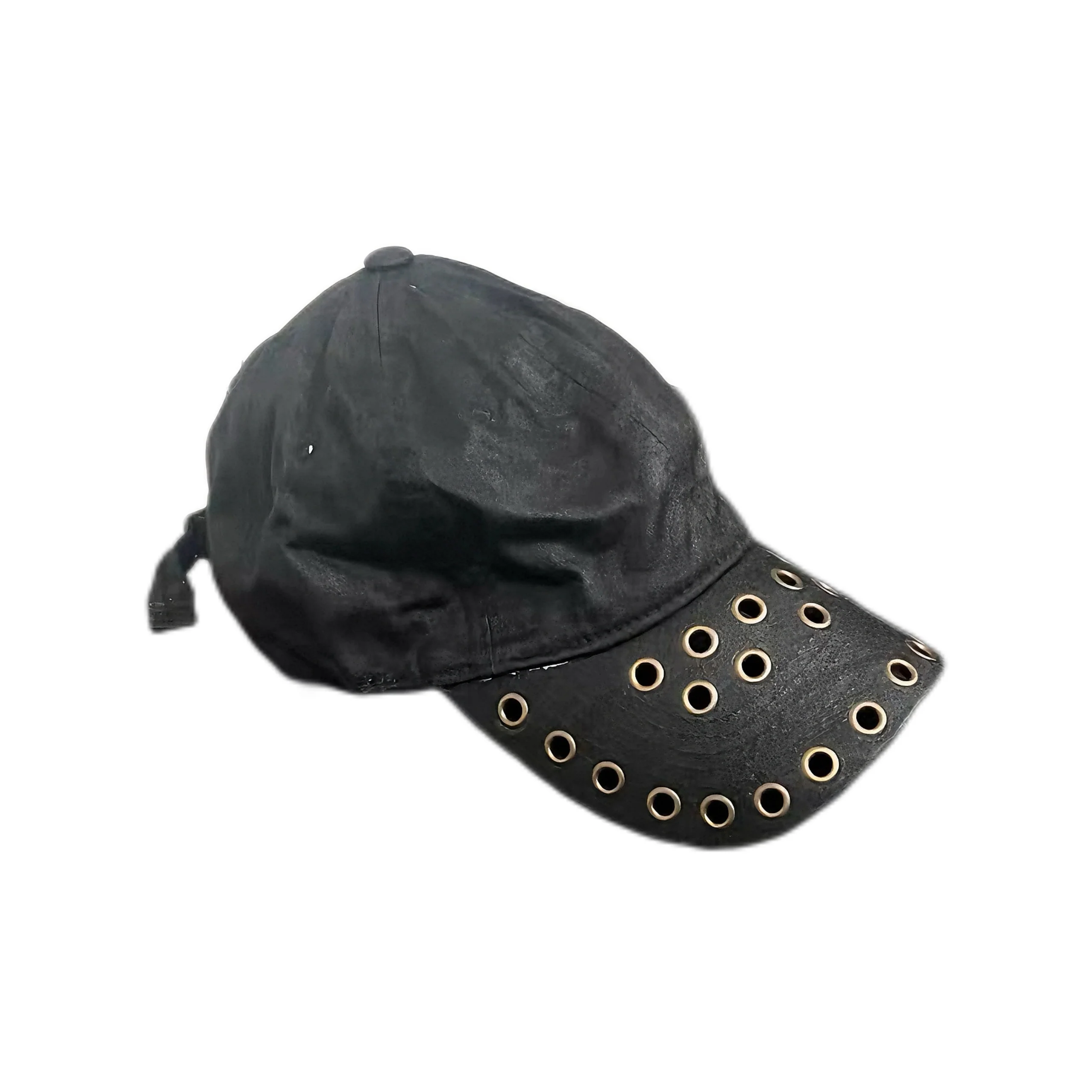 casquette-vintage-style-yvl-en-coton-cire-noir-avec-trou-pour-rivet-et-œillets-reglables-style-streetwear-pour-un-usage-quotidien-unisexe