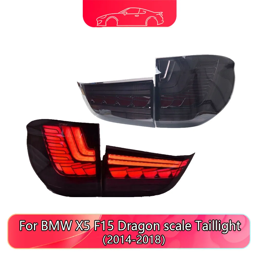 Car Tail Lamps For BMW X5 F15 2014-2018 Upgraded LED Taillights Dynamic Turn Signal Lamp Brake DRL Plug And Play Accessories