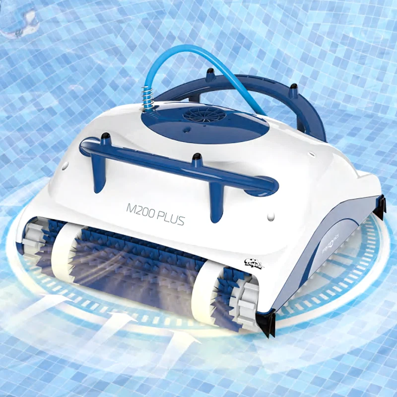 M200 Plus Fully Automatic Pool Bottom Cleaning Filter Equipment Underwater Robot for Swimming Pool