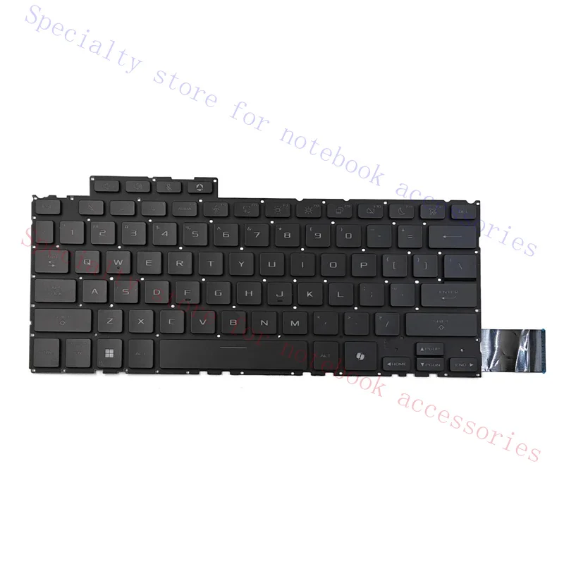 New For Asus TUF Gaming A14 FA401U FA401W FA401WV FA401WU FA401UV FA401UU Laptop Keyboard US Black With Backlit