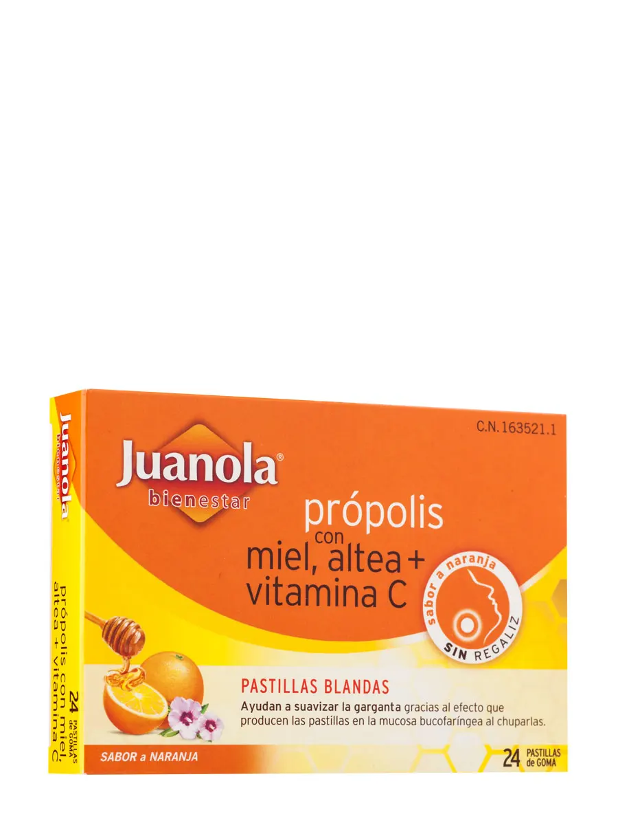 Juanola orange propolis pills-orange-flavored rubber pills