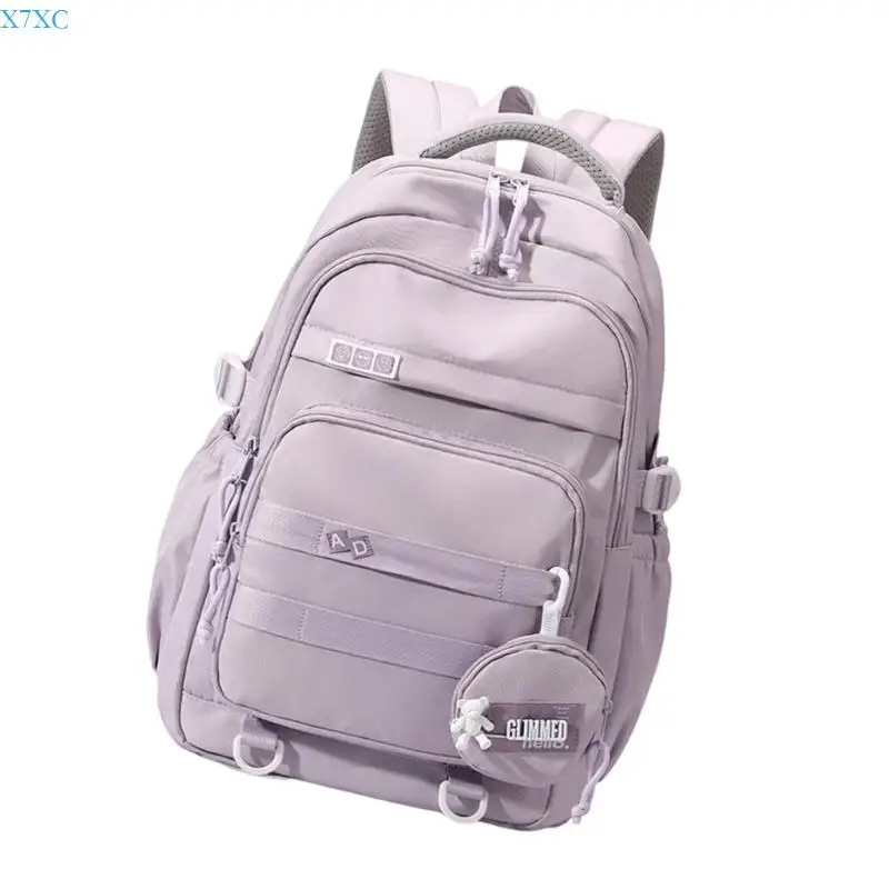 X7XC Student School Backpack Lovely Travel Backpack Borsa per laptop capacità Daypack casual Daypack Elegante borsa