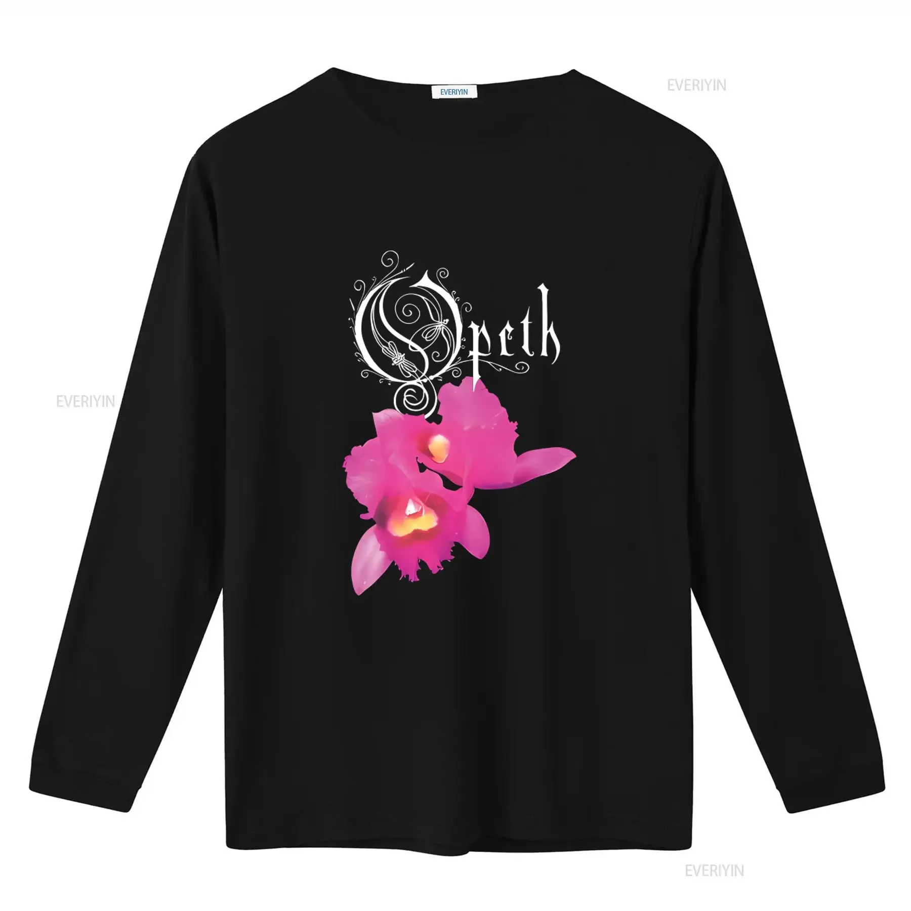 OPETH ORCHID T Shirt for New Fashion Design Print vintage Washed Stylish homme Casual Unisex Breathable fashion Stretched