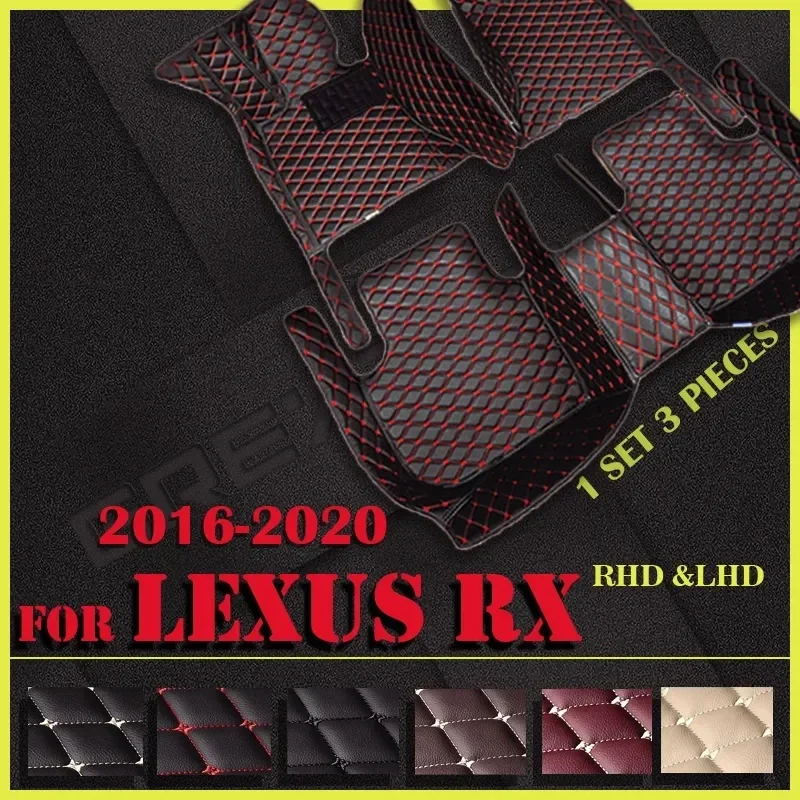 

Car floor mats for LEXUS RX series 300 450h 5 seat 2016 2017 2018 2019 2020 Custom auto foot Pads automobile carpet cover