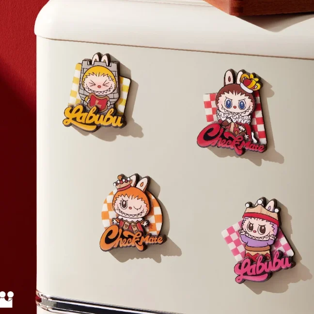 New Labubu Genuine The Monsters Labubu Chess Adventure Series Blind Box Bag Pendant And Labubu Vinyl Dolls Refrigerator Magnet