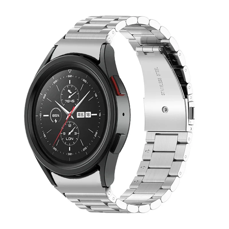 Para samsung galaxy watch 7/6/5/4 44mm 40mm cinta para galaxy watch 6 clássico 43mm 47mm 46mm 42mm banda sem lacunas extremidade curvada pulseira