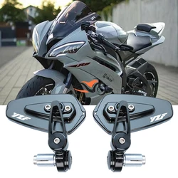 Motorcycle Mirror CNC Aluninum Handlebar End Rearview Mirrors for Yamaha YZF-R1 R3 R6 R15 YZF