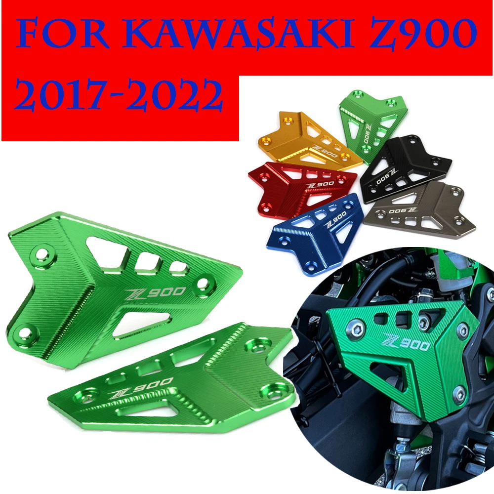 

Мотоциклетные аксессуары для Kawasaki Z900 2017 2018 2019 2020 2021 2022 защитная накладка на заднюю пятку комплект задних накладок